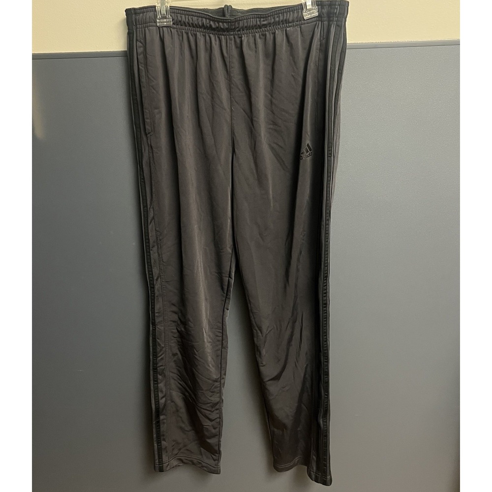 Adidas Prime Green Tapered Ankle Zip up Joggers Men's XL Black/Gray